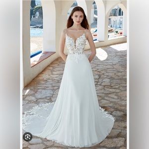 Amina A line wedding dress